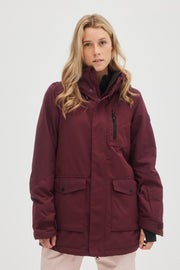 Women's Utility Snow Jacket - Windsor Wine
