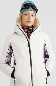Women's Adelite Snow Jacket - Snow White Colour Block