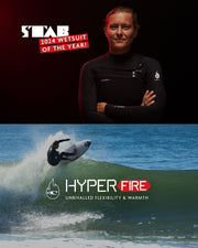 Girl's HyperFire 3/2mm Steamer Chest Zip Wetsuit - Black