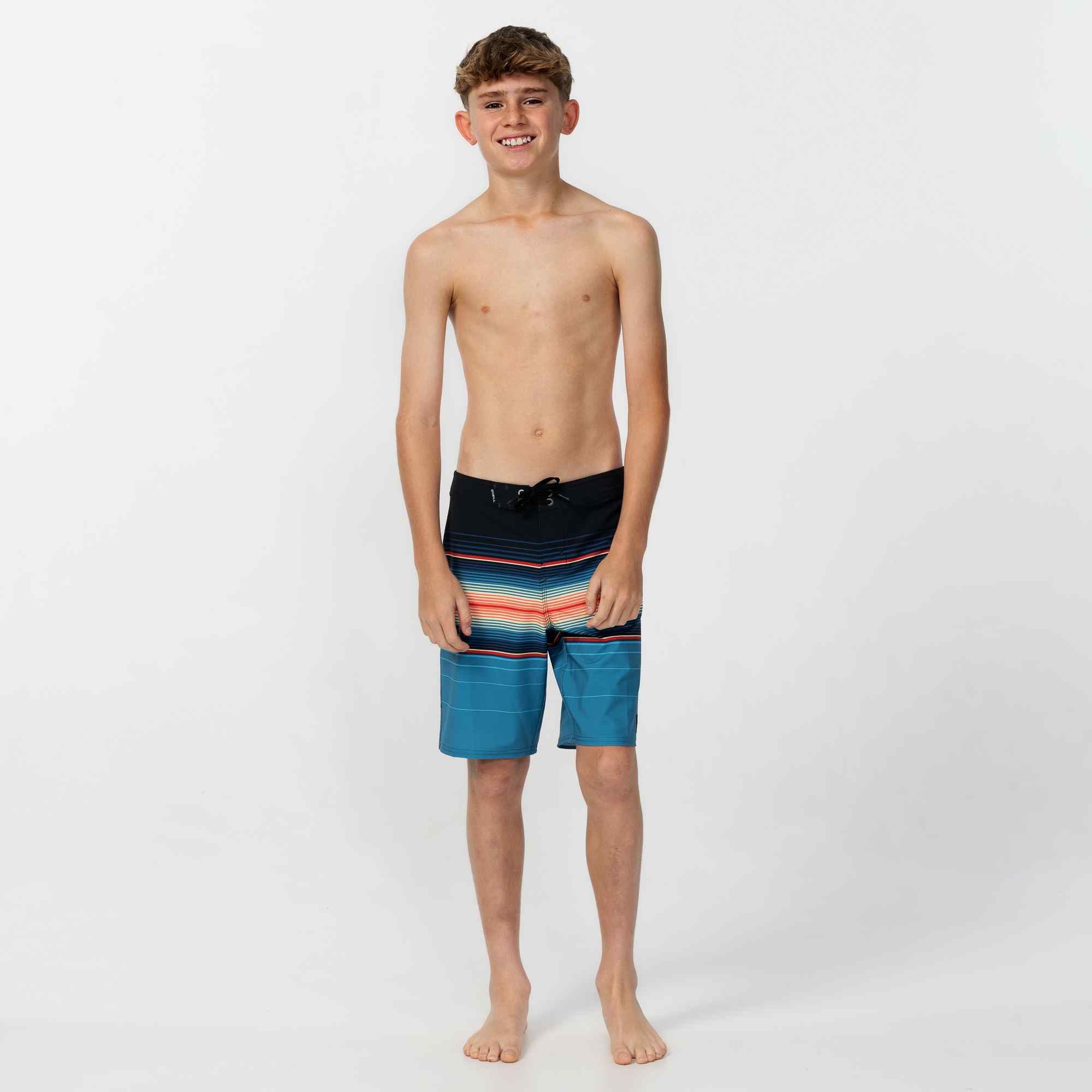 Boy's HyperFreak Heat Stripe 17" Boardshort - Multi