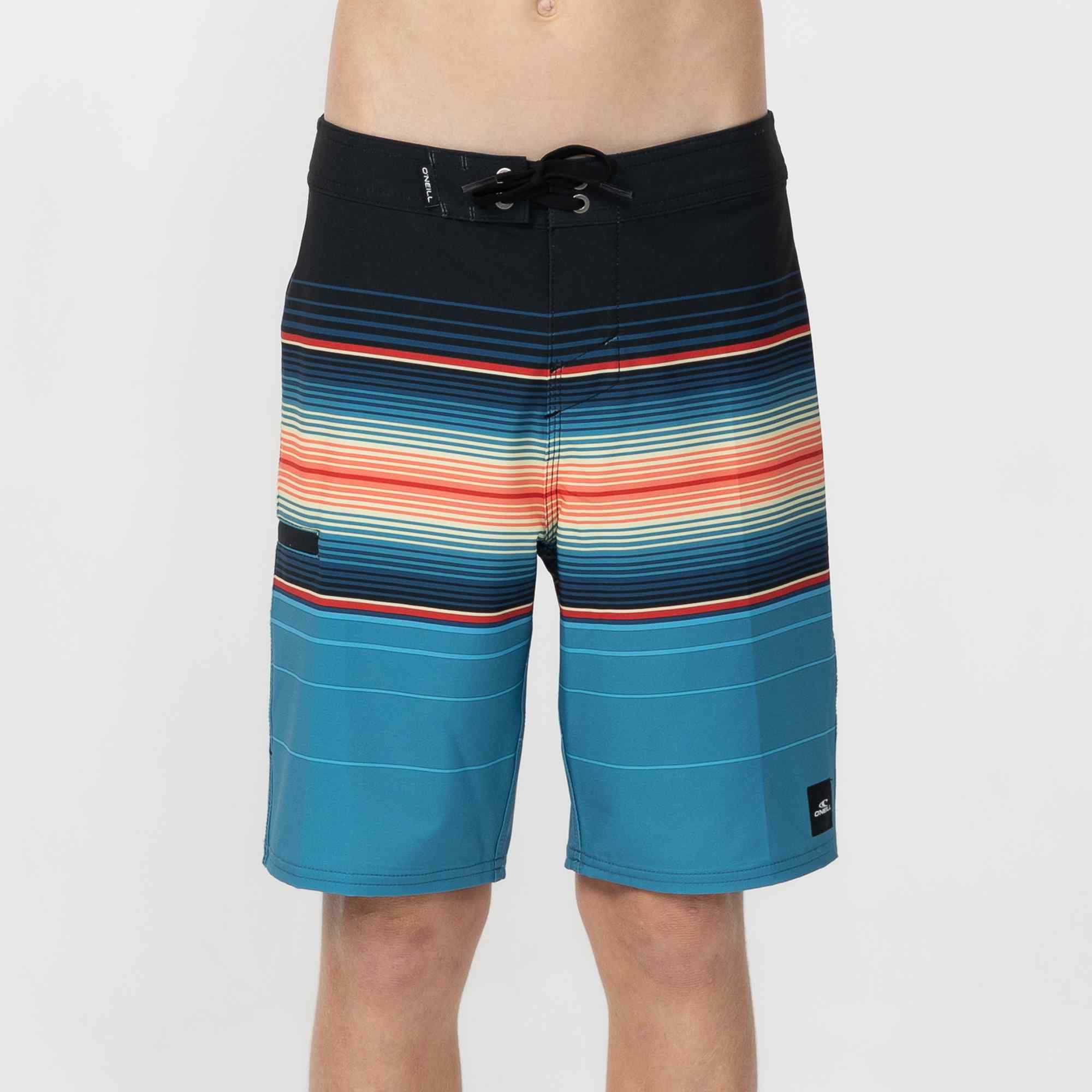 Boy's HyperFreak Heat Stripe 17" Boardshort - Multi