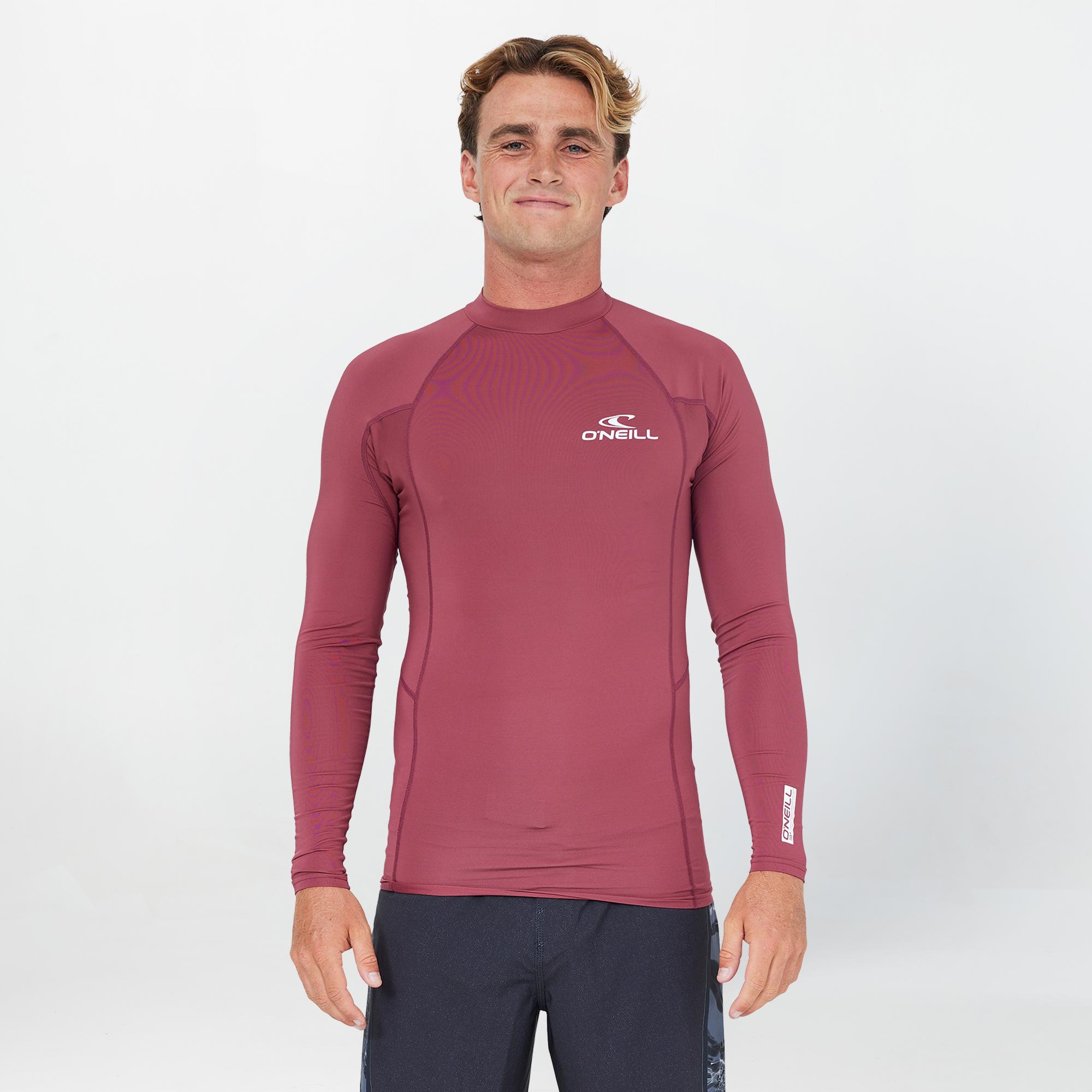 Clean & Mean Long Sleeve Rash Vest - Maroon