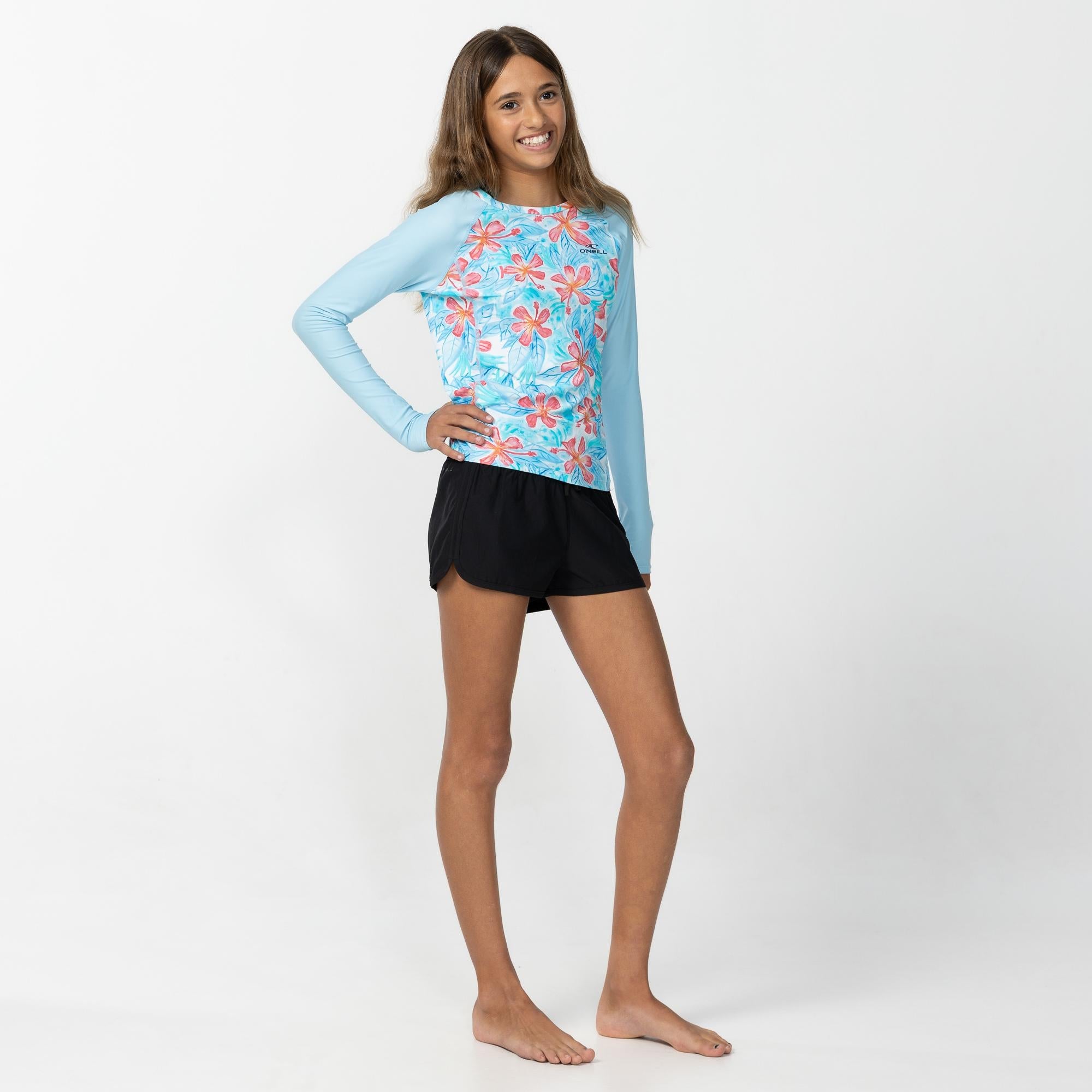 Girl's Balboa 2" Boardshort - Black