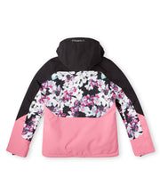 Girl's Diamond Snow Jacket - Blue Ice Flower