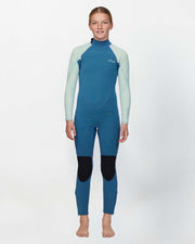 Girl's Reactor 3/2mm Steamer Wetsuit - Deep Blue