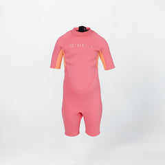 Girls Toddler Reactor 2mm Short Sleeve Spring Suit - Pink Pop