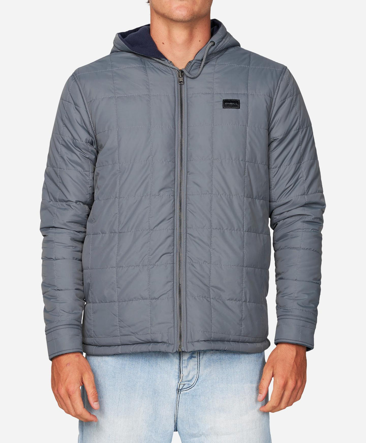 Glacier Hood Reversible Jacket - Grey