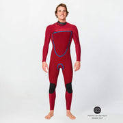HyperFire X 4/3mm Steamer Back Zip Wetsuit - Black