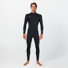 Men's HyperFire 4/3mm Steamer Chest Zip - Black