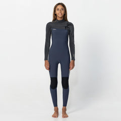 Kids HyperFreak 3/2+mm Steamer Chest Zip - Slate
