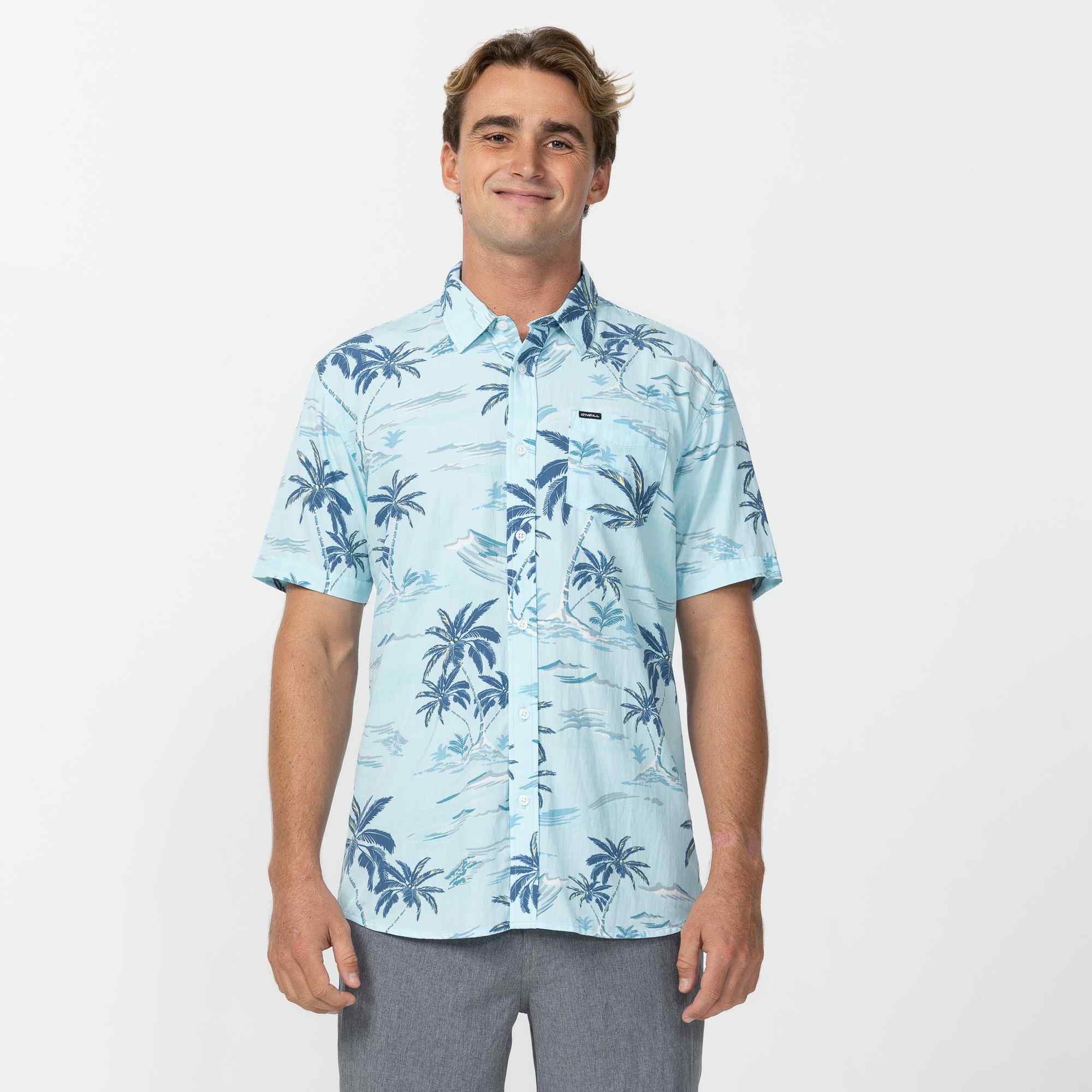 Oasis Eco Standard Short Sleeve Shirt - Sky Blue