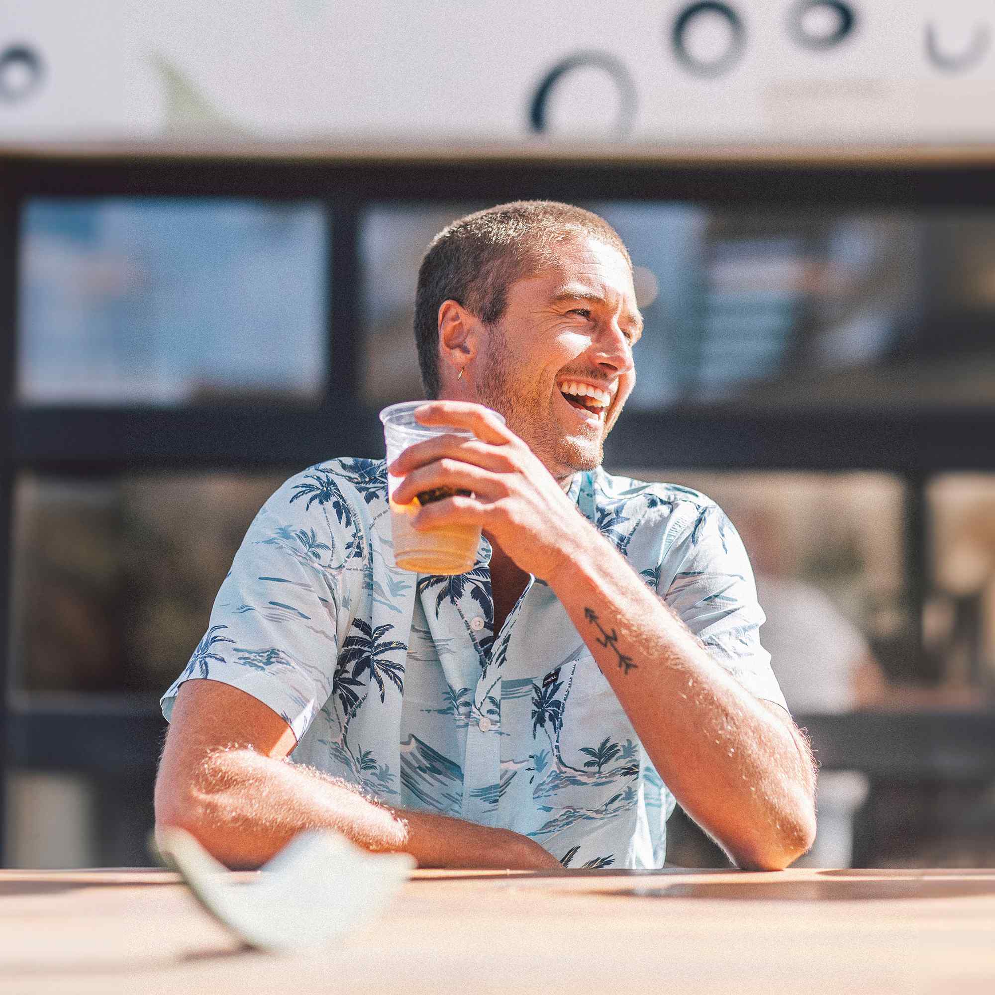 Oasis Eco Standard Short Sleeve Shirt - Sky Blue