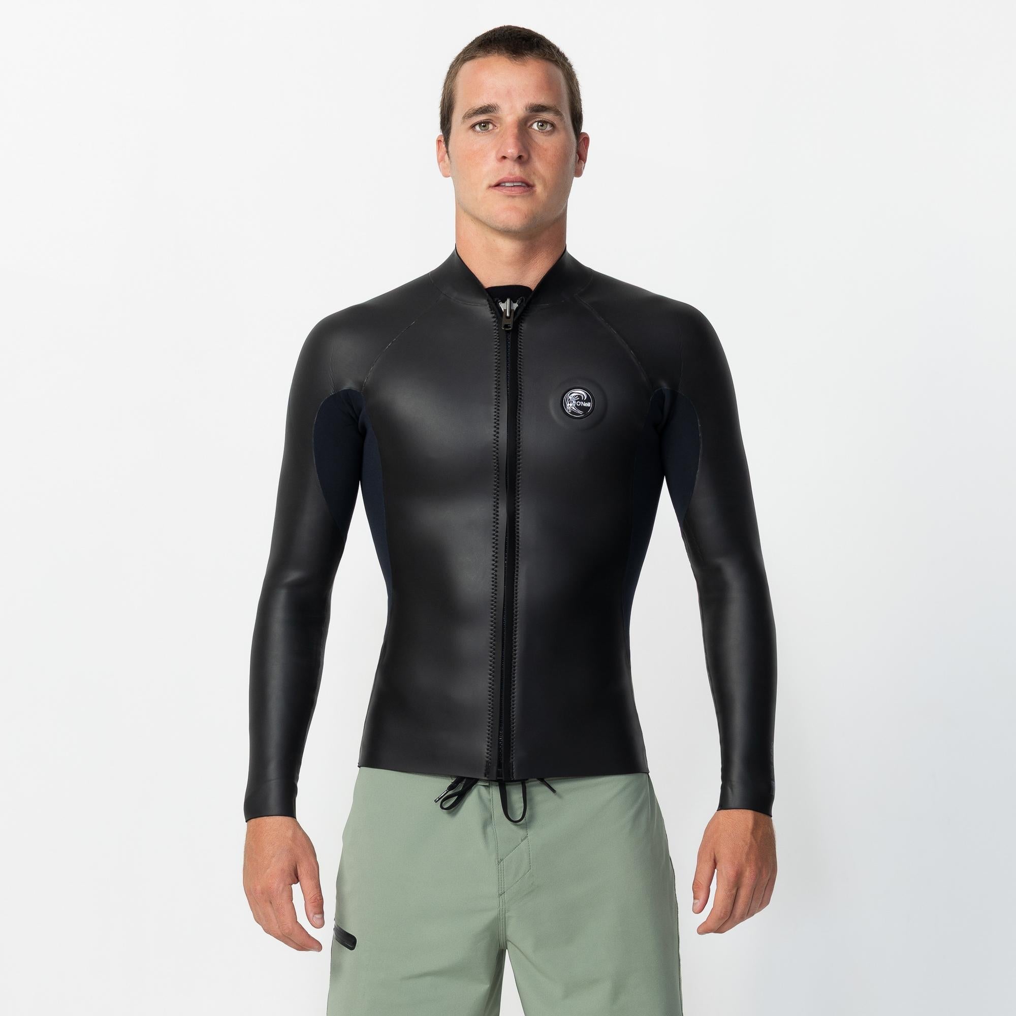 ORiginal Zip Through Wetsuit Jacket - Black