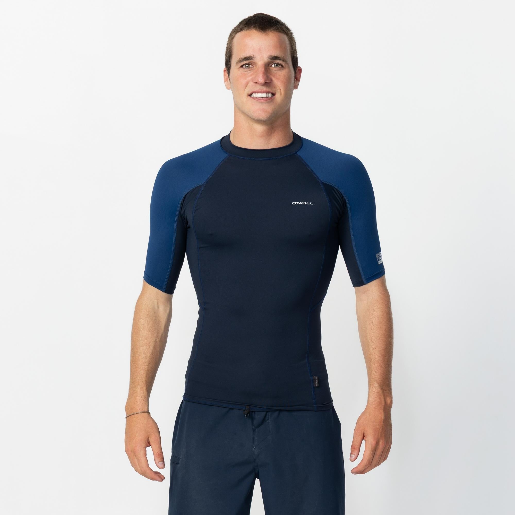 Psycho UV Short Sleeve Rash Vest - Abyss