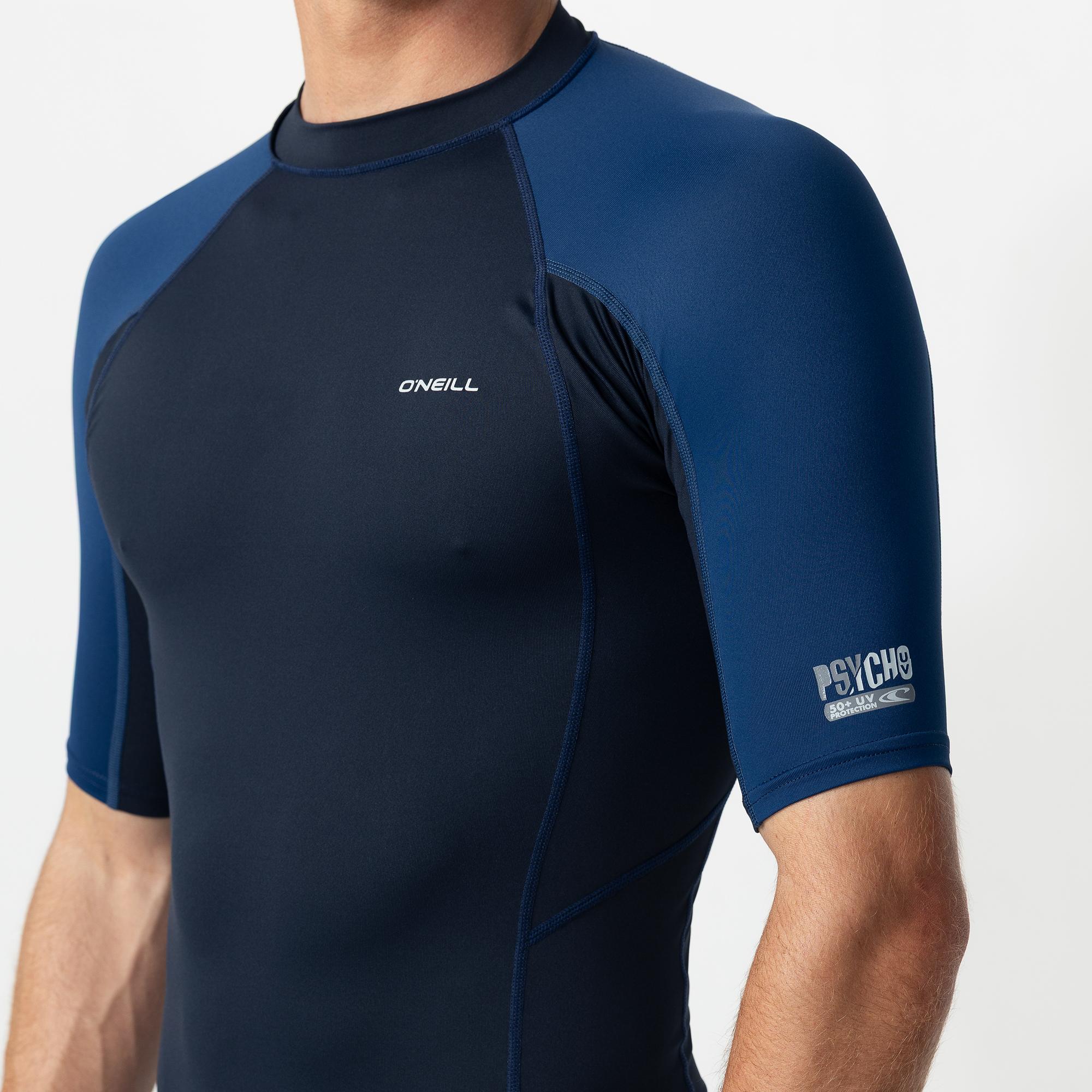 Psycho UV Short Sleeve Rash Vest - Abyss