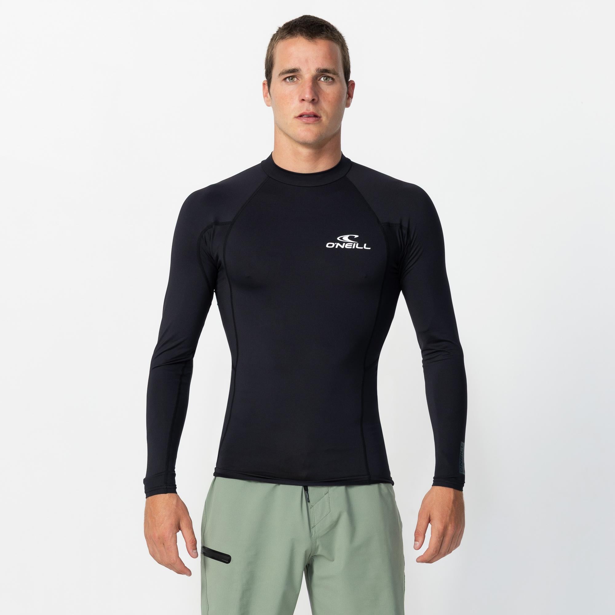 Reactor UV Long Sleeve Rash Vest - Black