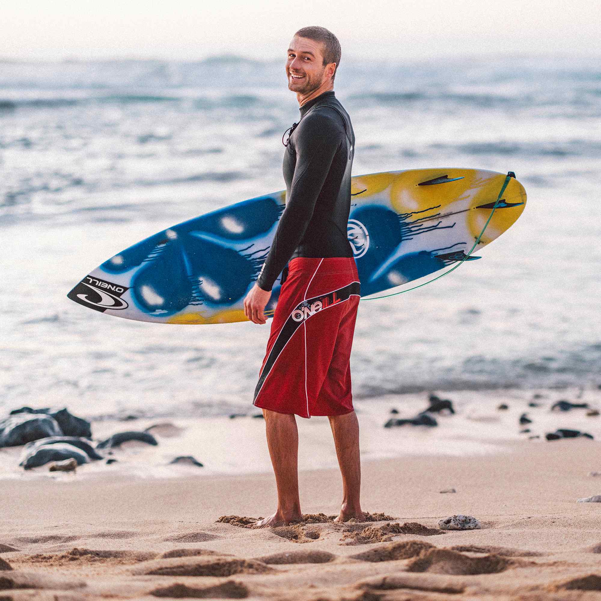 SuperFreak 22" Re Issue Boardshort - Lifeguard Red