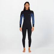Women's Bahia 3/2mm Steamer Chest Zip - Jungle Surf