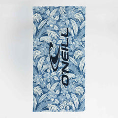 Women's Beach Towel - Blue Floral