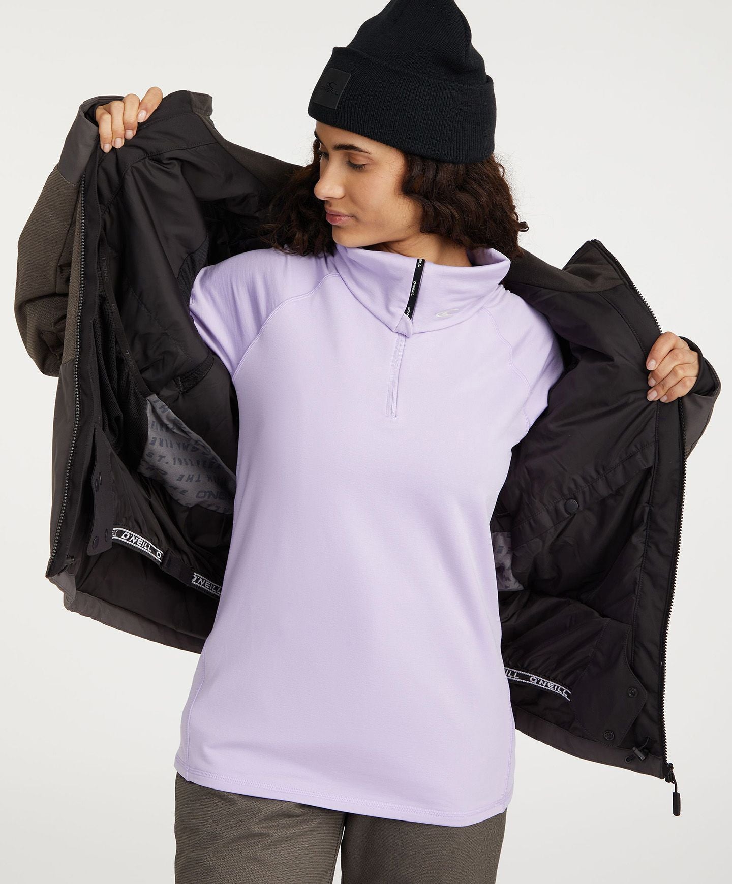 Women's Carbonite Snow Jacket - Black Out Colour Block