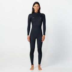 Women's HyperFire 3/2mm Steamer Chest Zip - Black