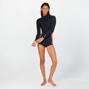 Women's HyperFreak 2mm Long Sleeve Spring Suit Chest Zip - Sienna Linen