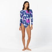 Women's Laney Back Zip Surf Suit - Horizon Tiedye