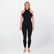 Women's Reactor 3/2mm Steamer Back Zip - Burnt Coral