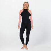 Women's Reactor 3/2mm Steamer Back Zip - Burnt Coral