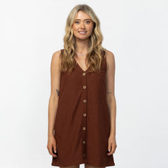 Women's Sanders Dress - Coconut Brown