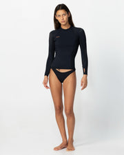Womens HyperFreak Long Sleeve Wetsuit Jacket - Black