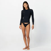 Womens HyperFreak Long Sleeve Wetsuit Jacket - Black