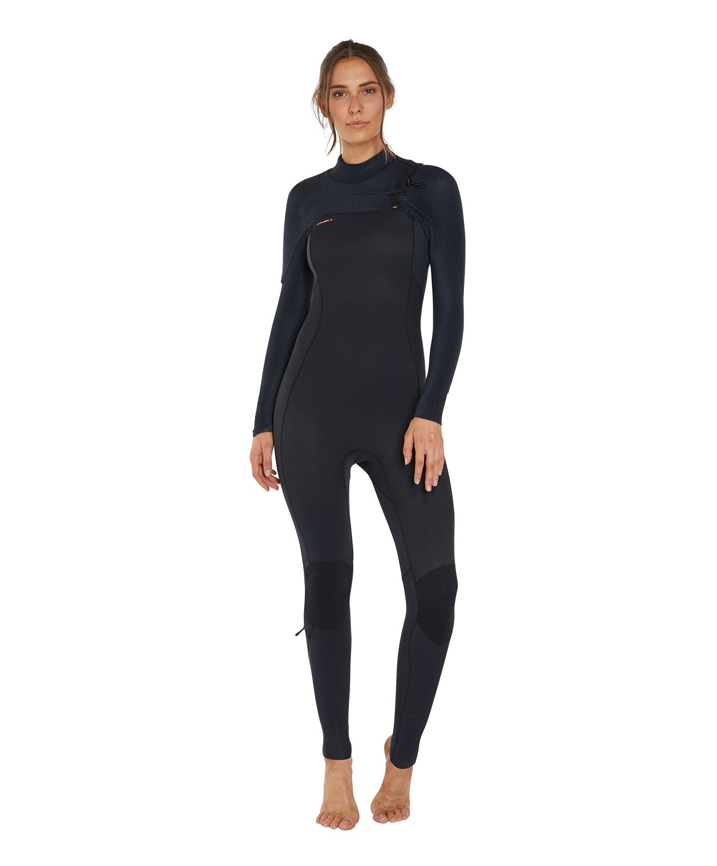 Women's HyperFreak 5.5/4+mm Steamer Chest Zip Wetsuit  - Black