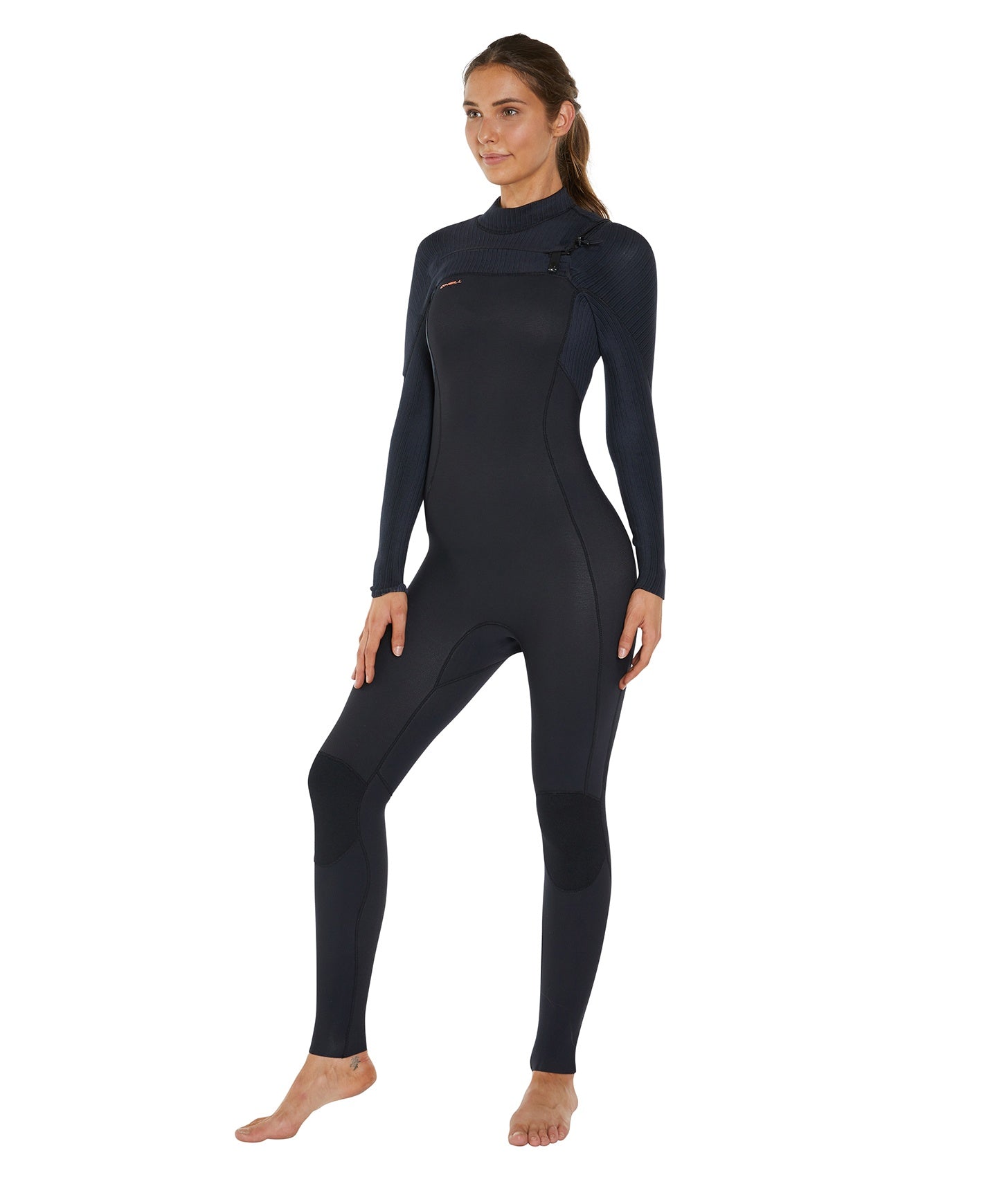 Women's HyperFreak 5.5/4+mm Steamer Chest Zip Wetsuit  - Black
