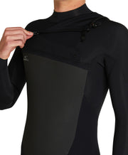 Focus 4/3mm Steamer Chest Zip Sealed Wetsuit - Black