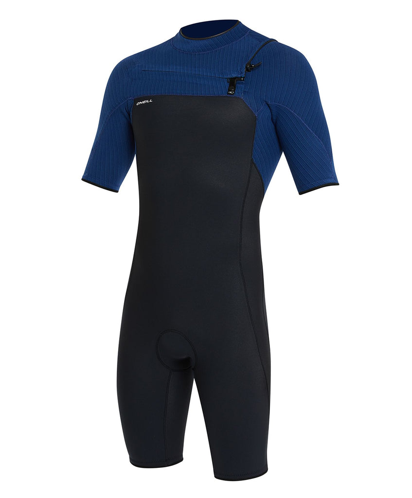 Buy HyperFreak 2mm Short Sleeve Springsuit Chest Zip Wetsuit Black