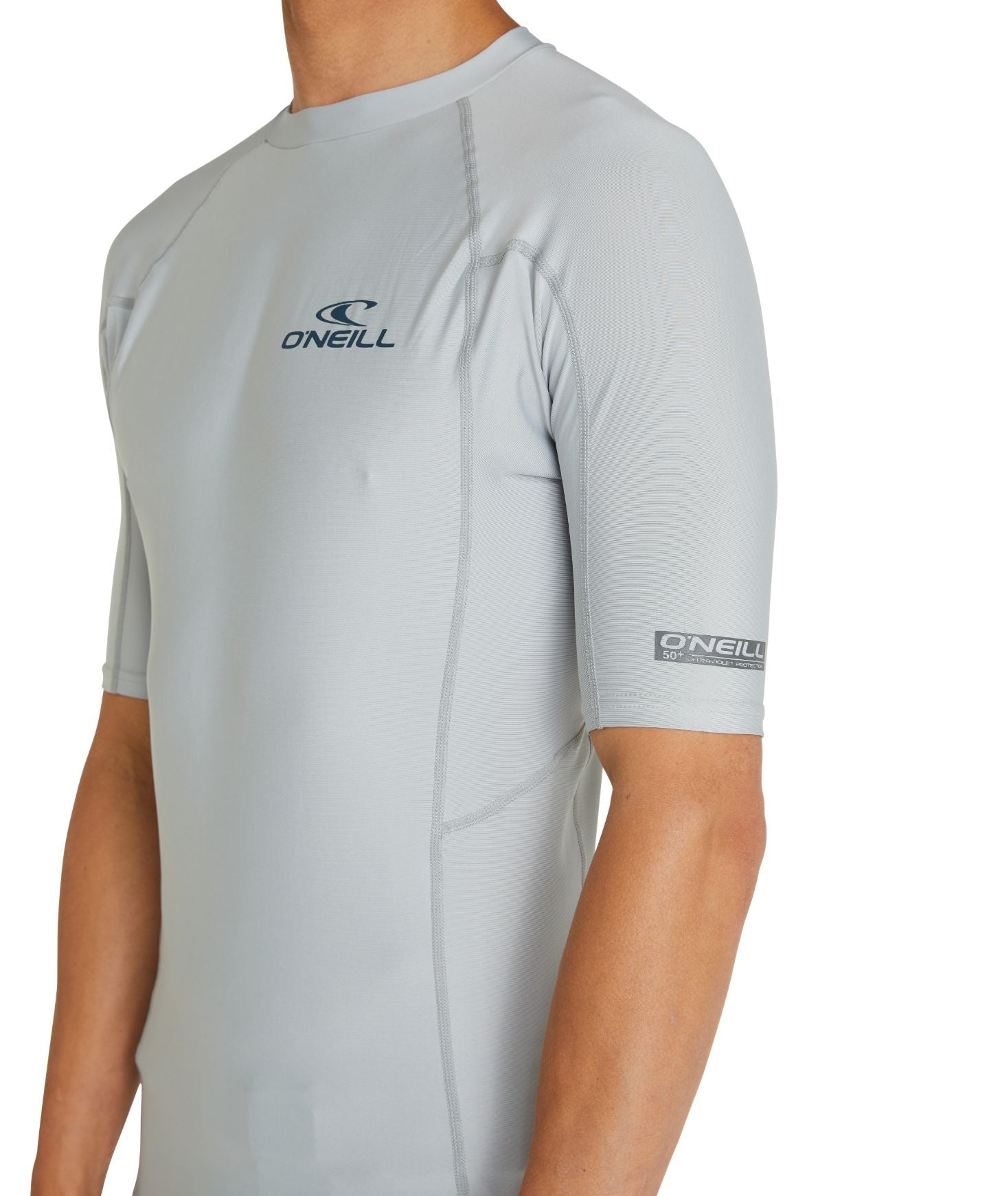 Reactor UV Short Sleeve Rash Vest - Cool Grey