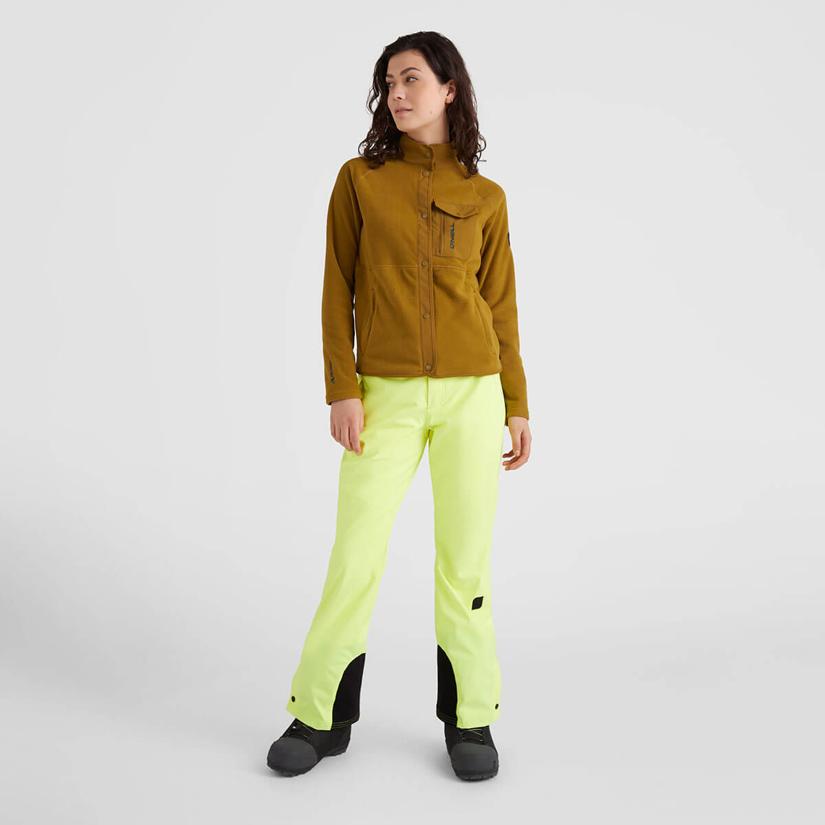 Buy Women's Star Slim Snow Pants Pyranine Yellow by O'Neill online
