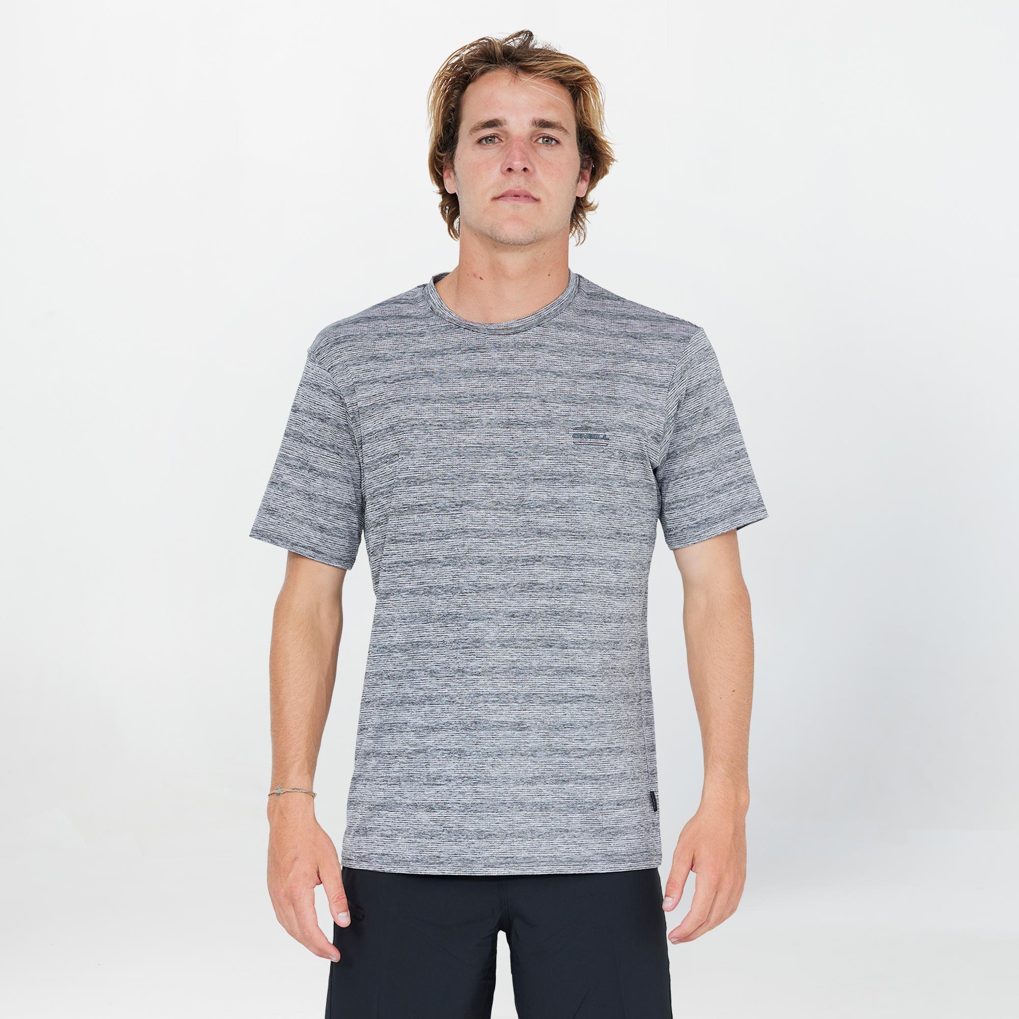 Men's 24/7 Tech Short Sleeve Rash Vest Tee - Graphite
