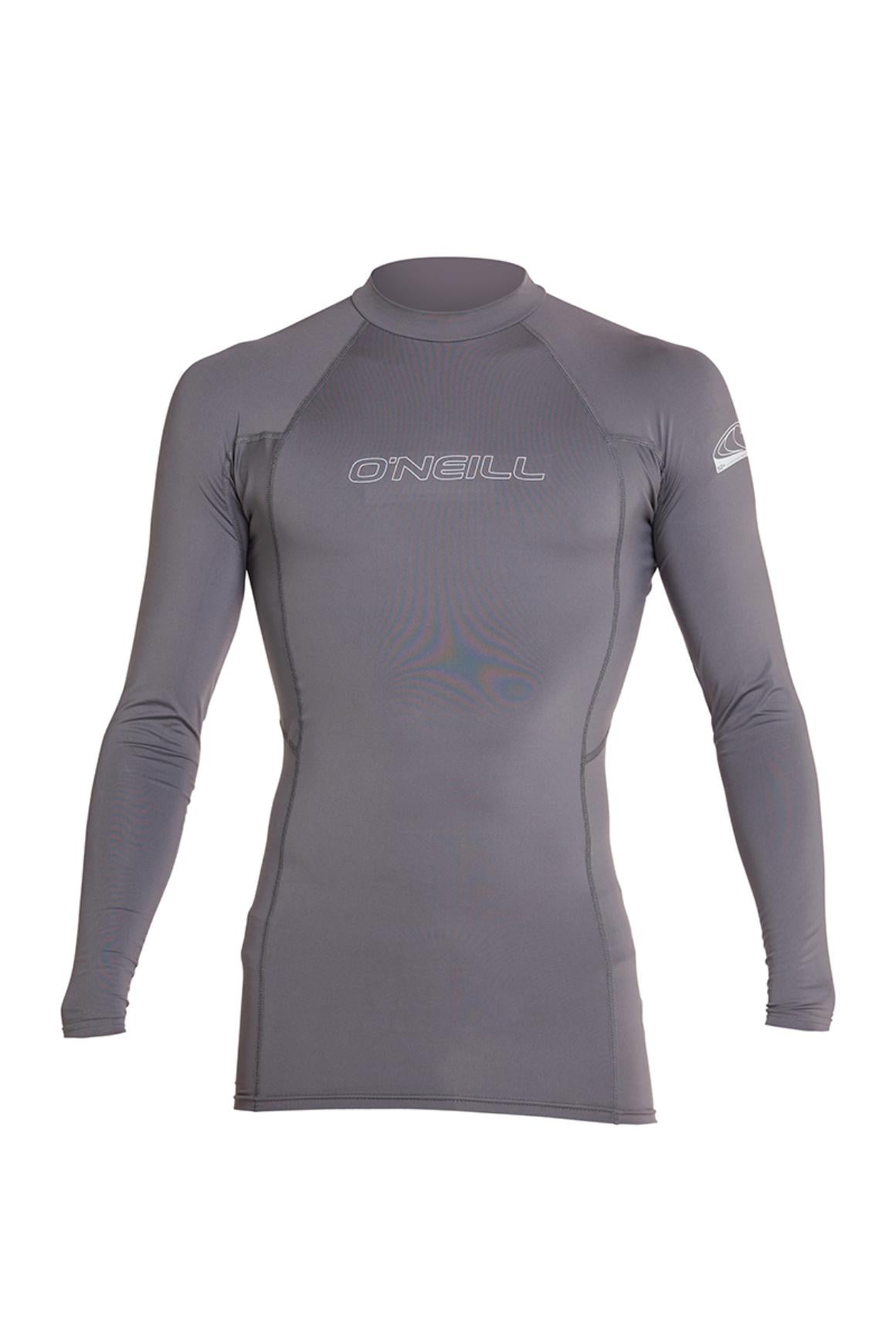 Men's Basic Skins L/S Rash Guard - Smoke