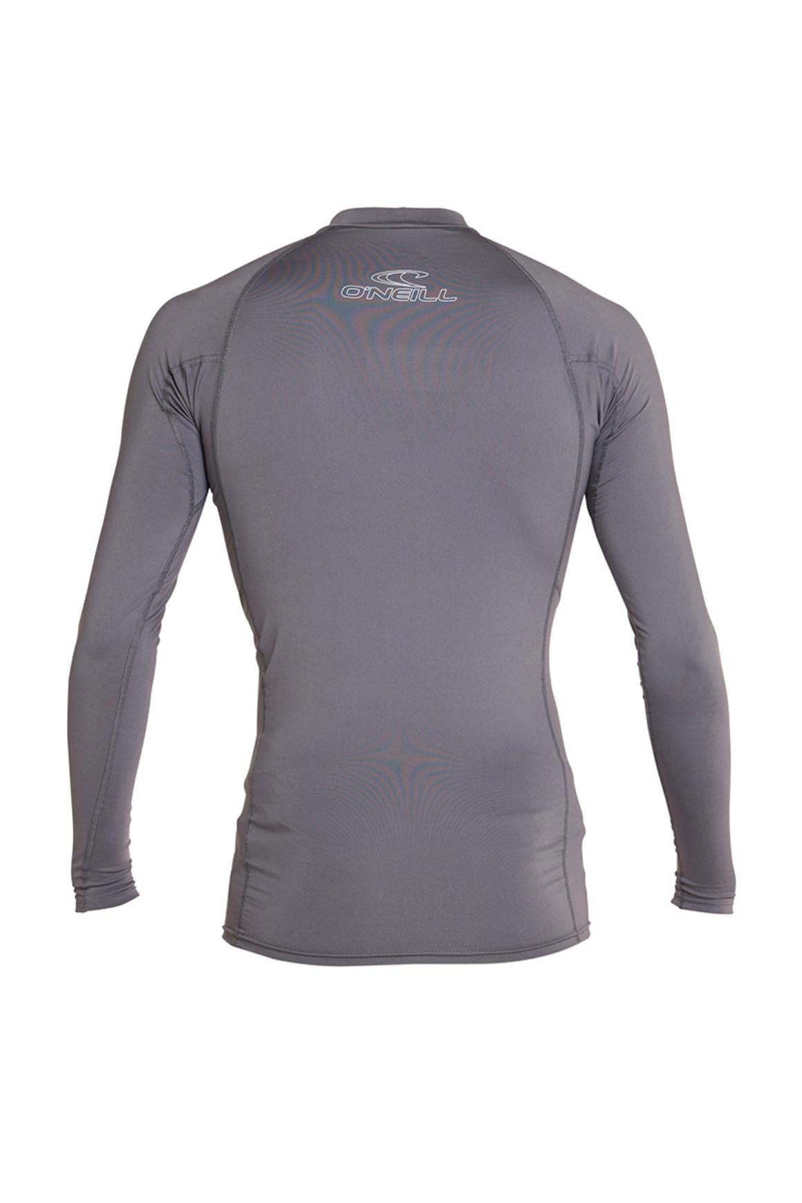 Men's Basic Skins L/S Rash Guard - Smoke