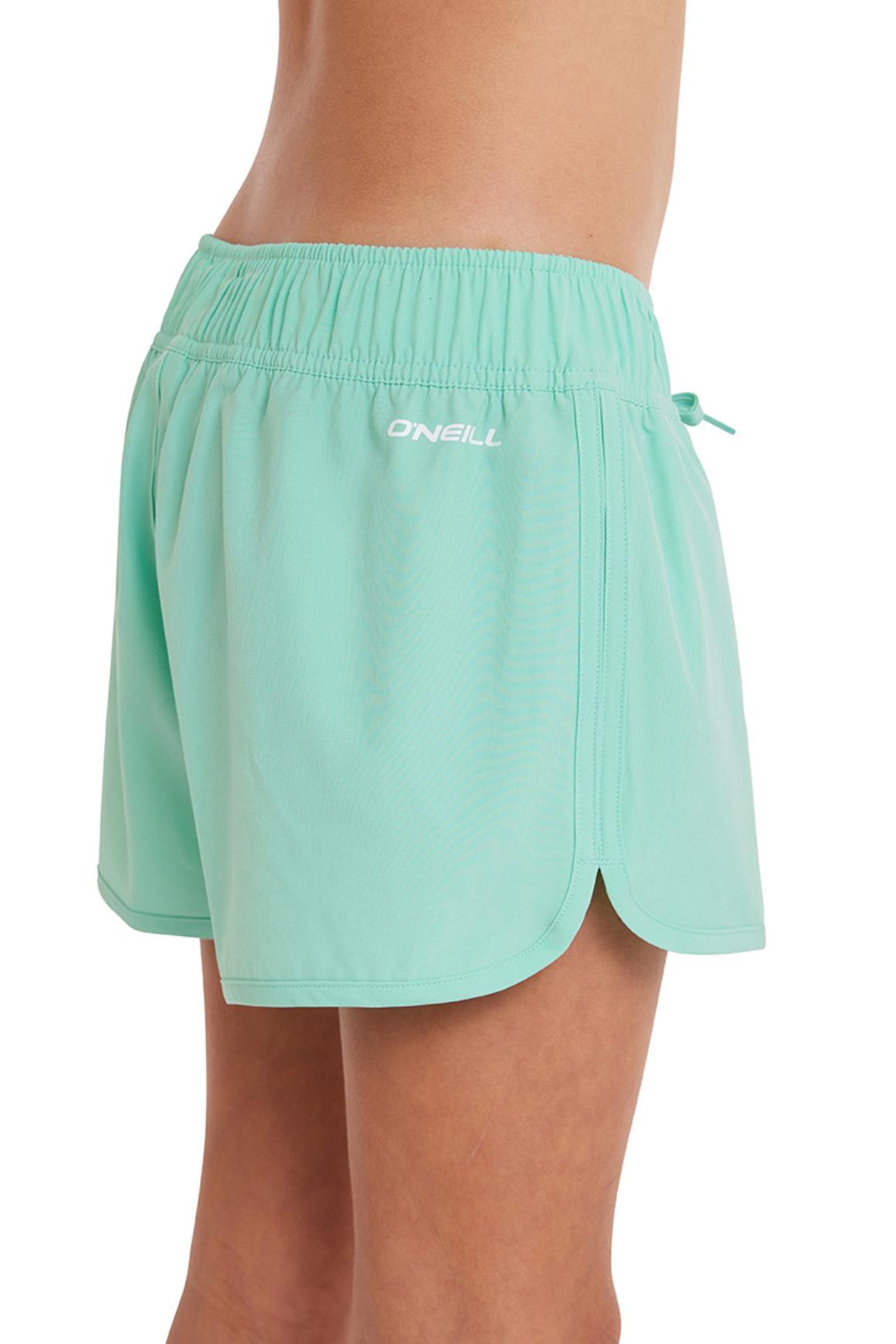 Girl's Lane Solid Stretch 2" Boardshorts - Ocean