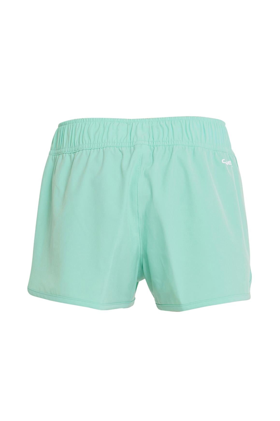 Girl's Lane Solid Stretch 2" Boardshorts - Ocean