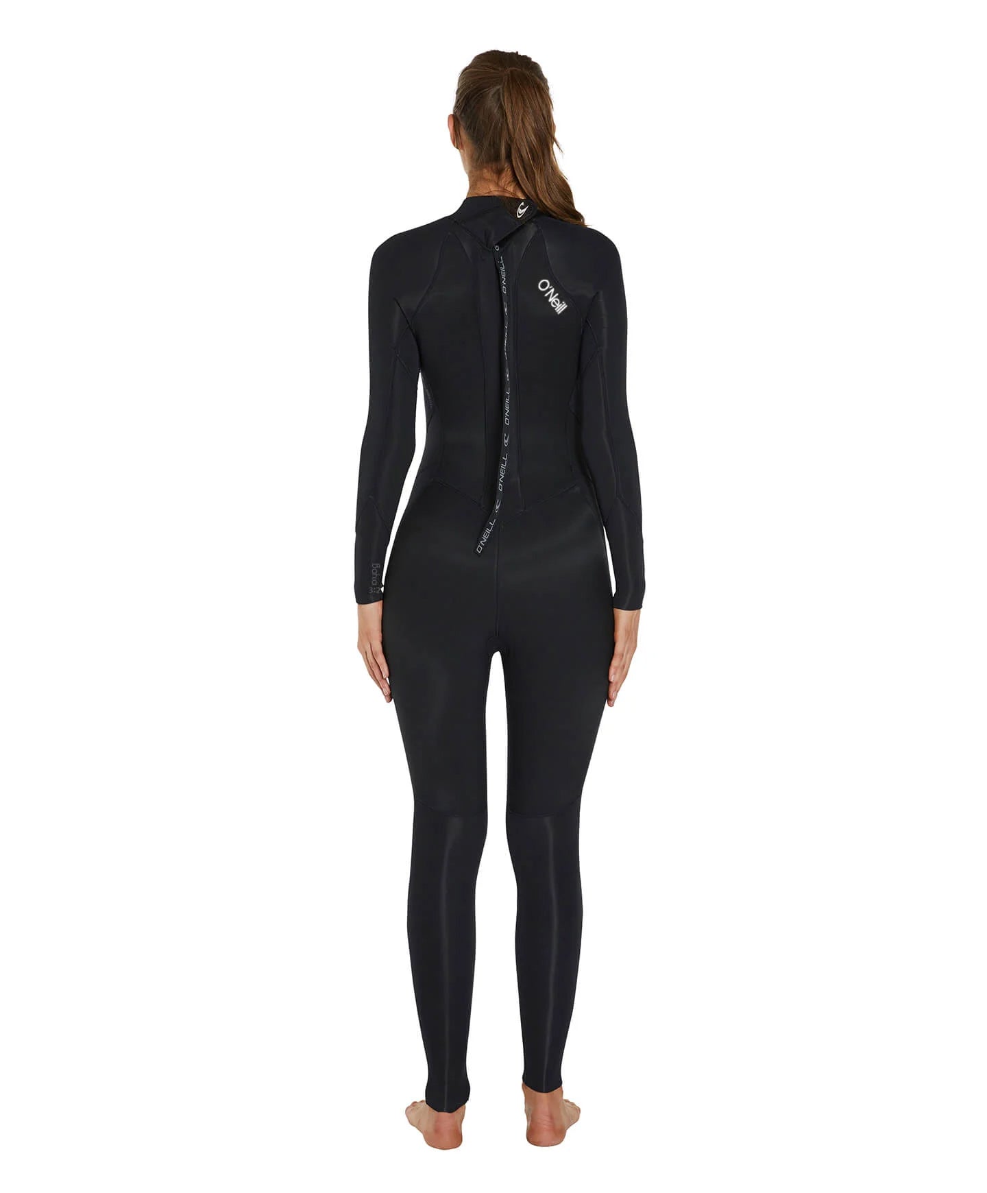 Womens Bahia 3/2mm Steamer Back Zip Wetsuit - Black