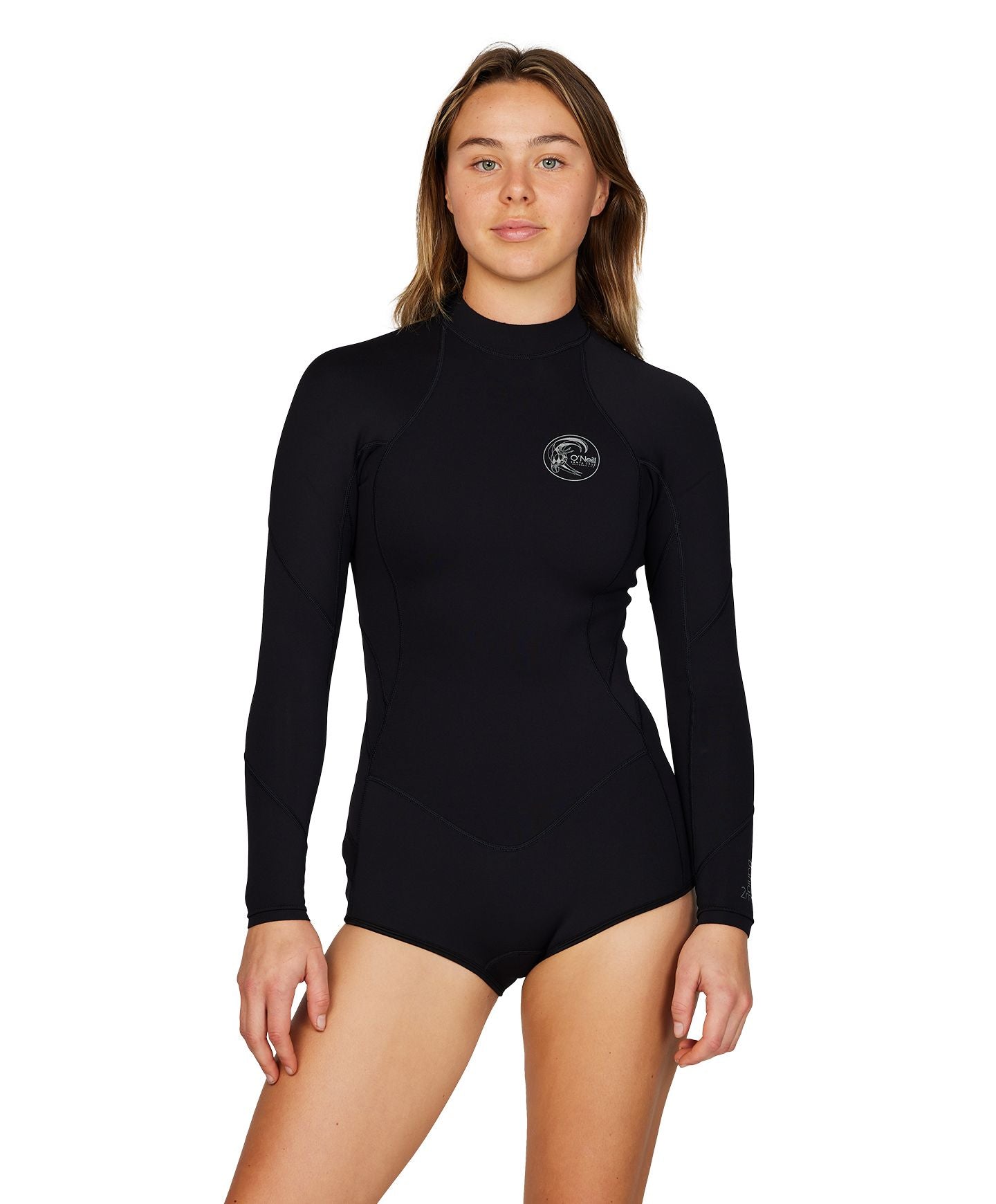 Women's Bahia 2mm Long Arm Mid Spring Suit - Black