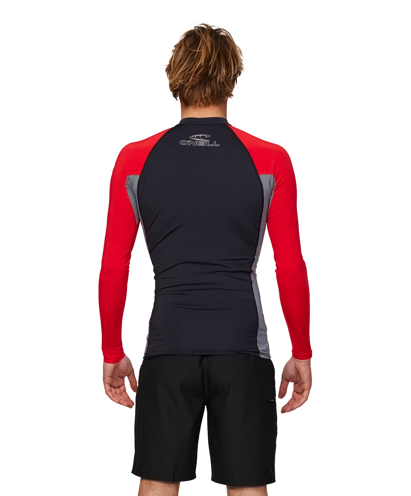 Basic Skins Blocker LS Rash Vest - Red