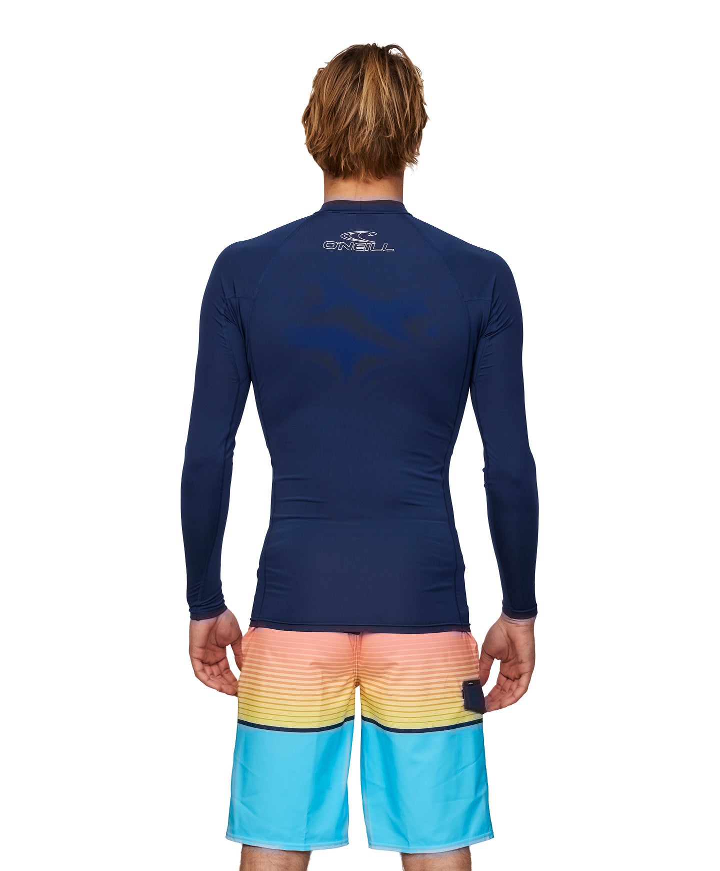 Basic Skins Blocker LS Rash Vest - Navy