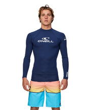 Basic Skins Blocker LS Rash Vest - Navy