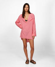 Belizin Coverup Dress - Coral