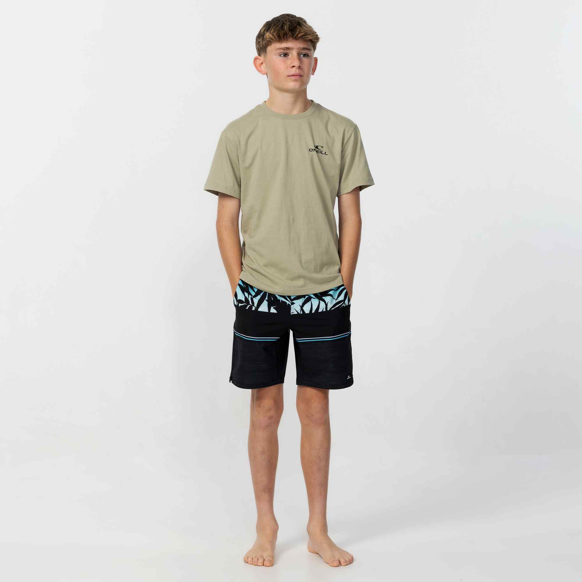 Boy's Blended T-Shirt - Seagrass
